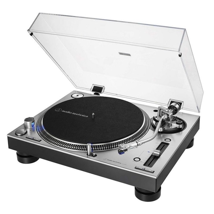 Audio-Technica AT-LP140XP Plato DJ Tracción Directa Plateado