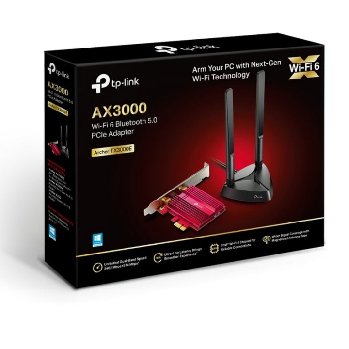 TP-Link Archer TX3000E Tarjeta de Red WiFi 6 PCIe AX3000