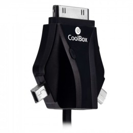 CoolBox ACD 301 Cable de Carga USB 1m Negro