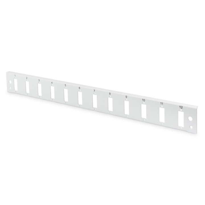 Digitus Panel Frontal Vertical 12 Puertos SC 1U Gris