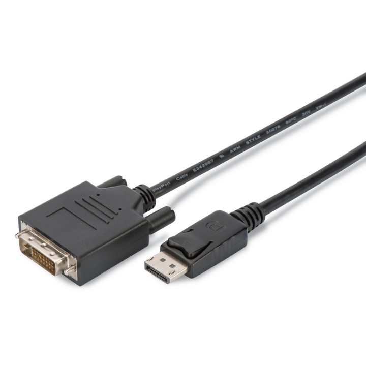Digitus Pack 10 Cables Adaptadores DisplayPort a DVI (24+1) Macho/Macho 2m