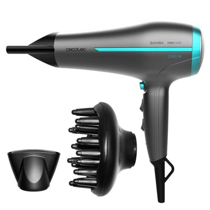 Cecotec Bamba IoniCare 5200 Aura Black Secador de Pelo Iónico 2300W