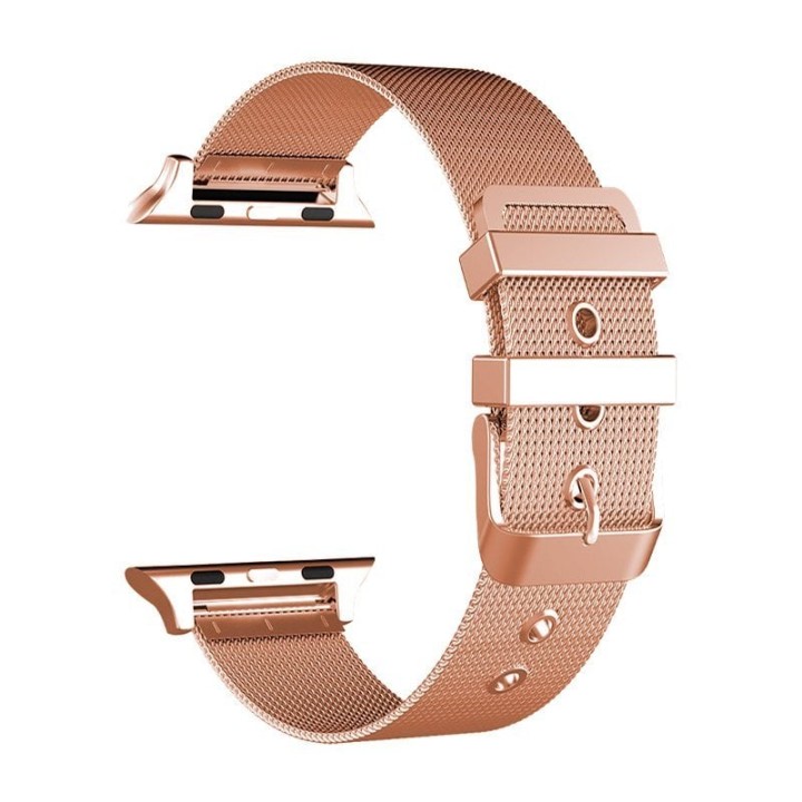 Cool Correa Metálica Rosa Dorado para Apple Watch 38/40mm Series 1/2/3/4/5/SE