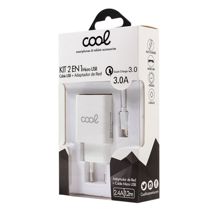 Cool Cargador Micro-USB Quick Charge Universal 3A