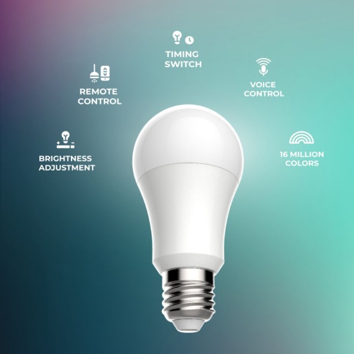 Prixton BW10 Bombilla LED WiFi 7W E27 RGB