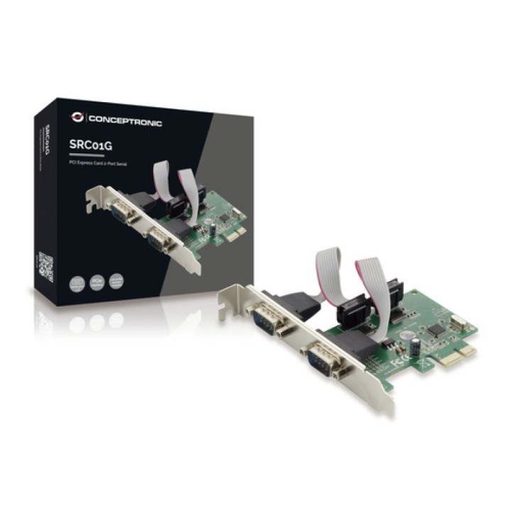 Conceptronic Tarjeta PCIe 2 Puertos Serie