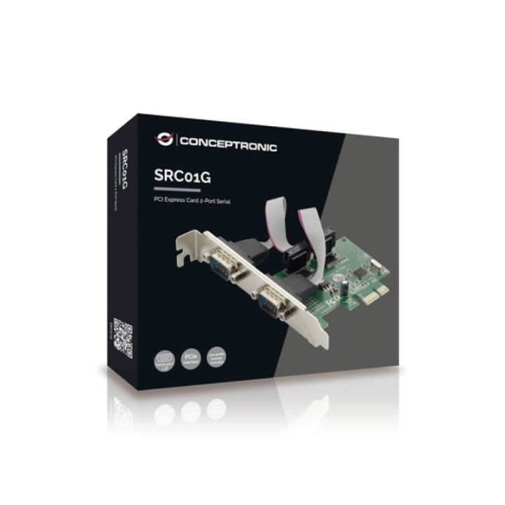 Conceptronic Tarjeta PCIe 2 Puertos Serie