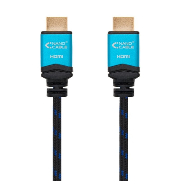 Nanocable Cable HDMI V2.0 4K@60Hz A/M-A/M 1.5m Negro