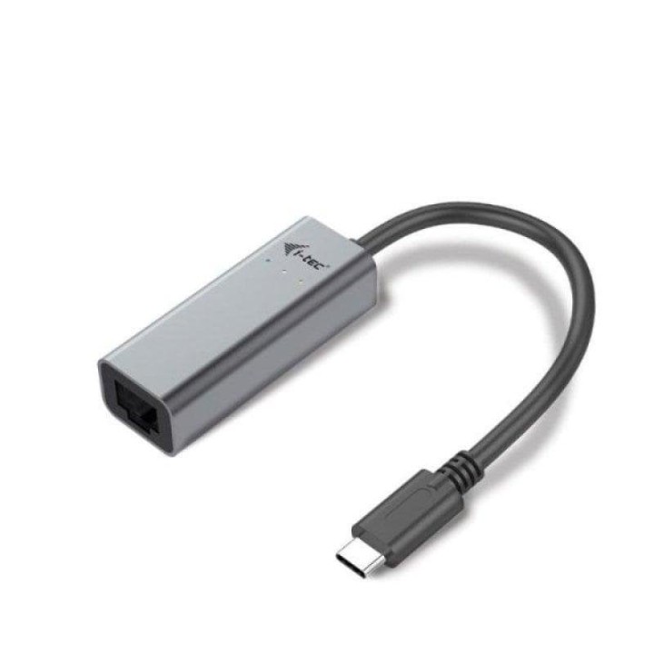 Adaptador USB-C a Ethernet Gigabit I-Tec Realtek RTL8153 Gris