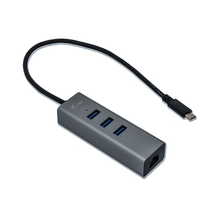 i-Tec Metal Hub USB-C 3xUSB 3.0 + Gigabit Ethernet