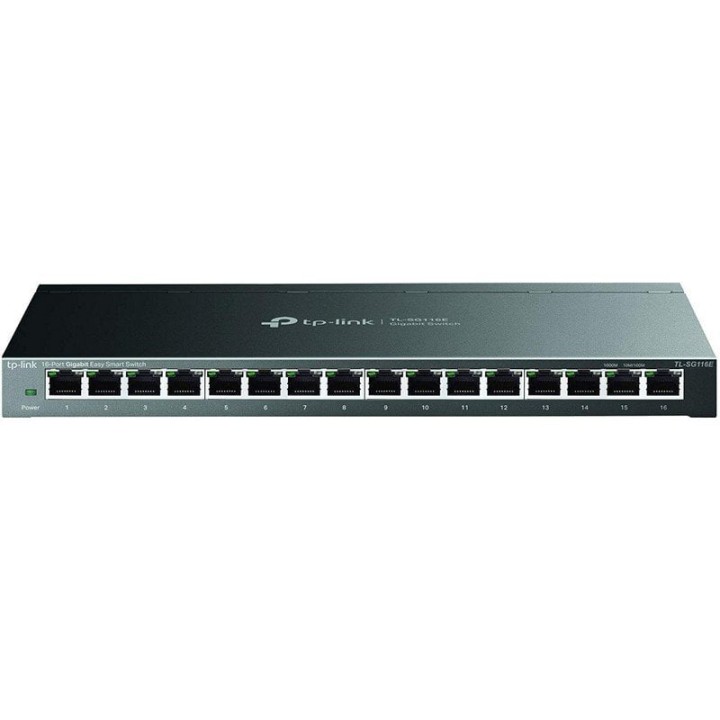 TP-Link TL-SG116E Switch 16 Puertos Gigabit 10/100/1000 Mbps Metálico No Administrado PRO