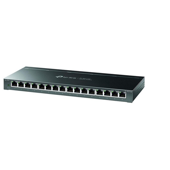 TP-Link TL-SG116E Switch 16 Puertos Gigabit 10/100/1000 Mbps Metálico No Administrado PRO