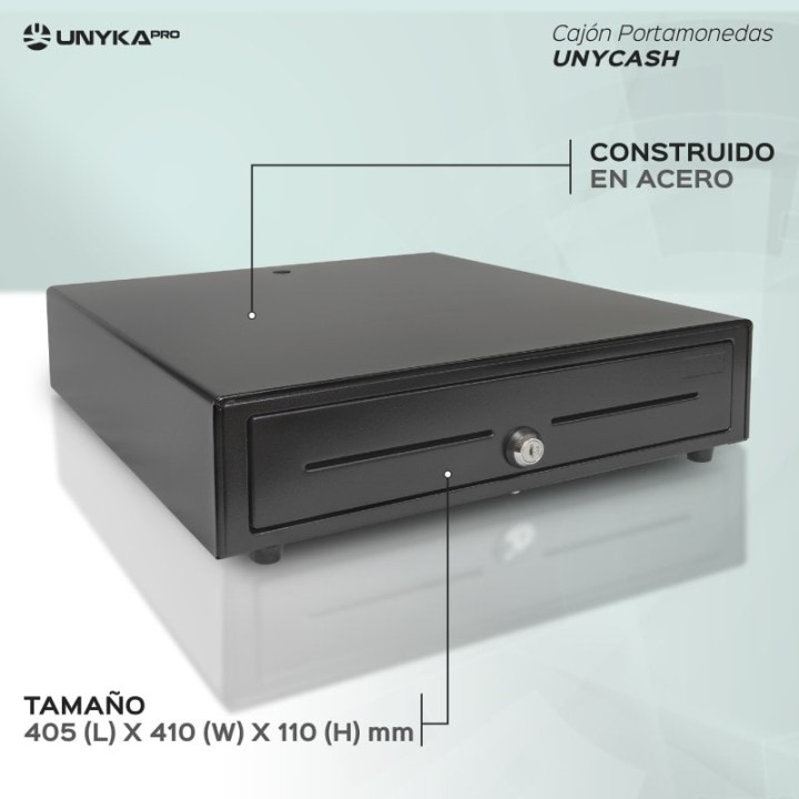 UNYKAch Cajón Portamonedas Negro