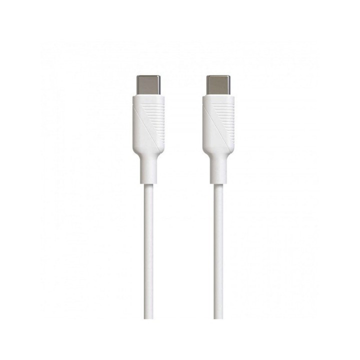 Muvit Cable Tipo C a Tipo C 3A 1.2m Blanco
