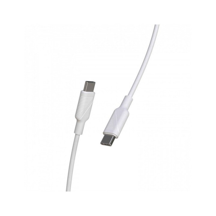 Muvit Cable Tipo C a Tipo C 3A 1.2m Blanco