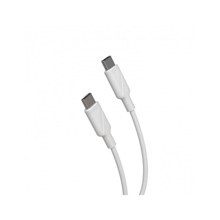 Muvit Cable Tipo C a Tipo C 3A 1.2m Blanco