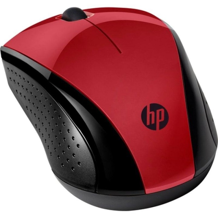 HP 220 Ratón Inalámbrico 1300 DPI Rojo