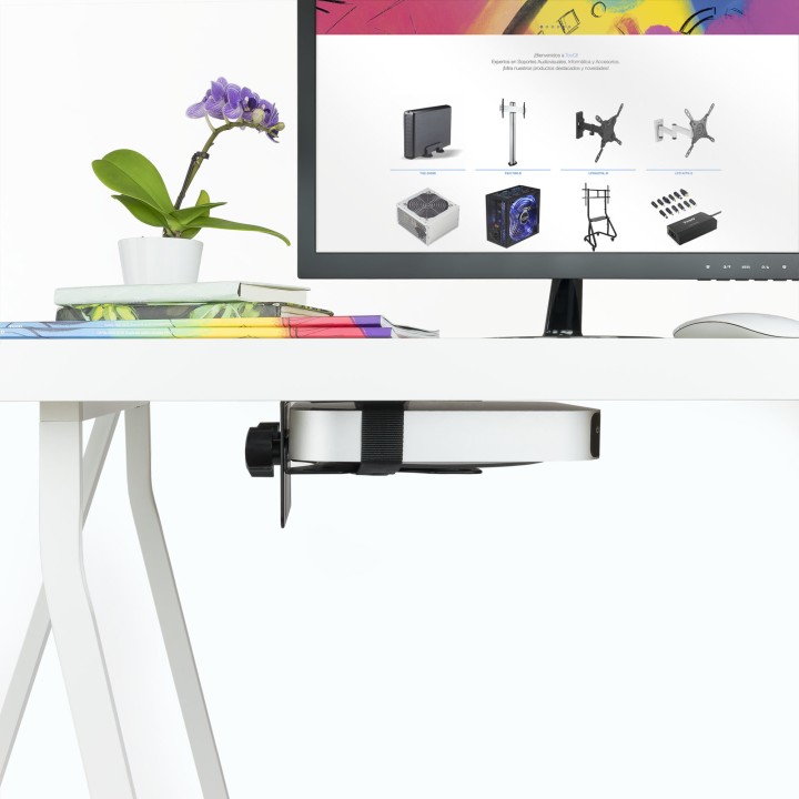 Soporte TooQ para Mini PC Negro (TCCH0001-B)