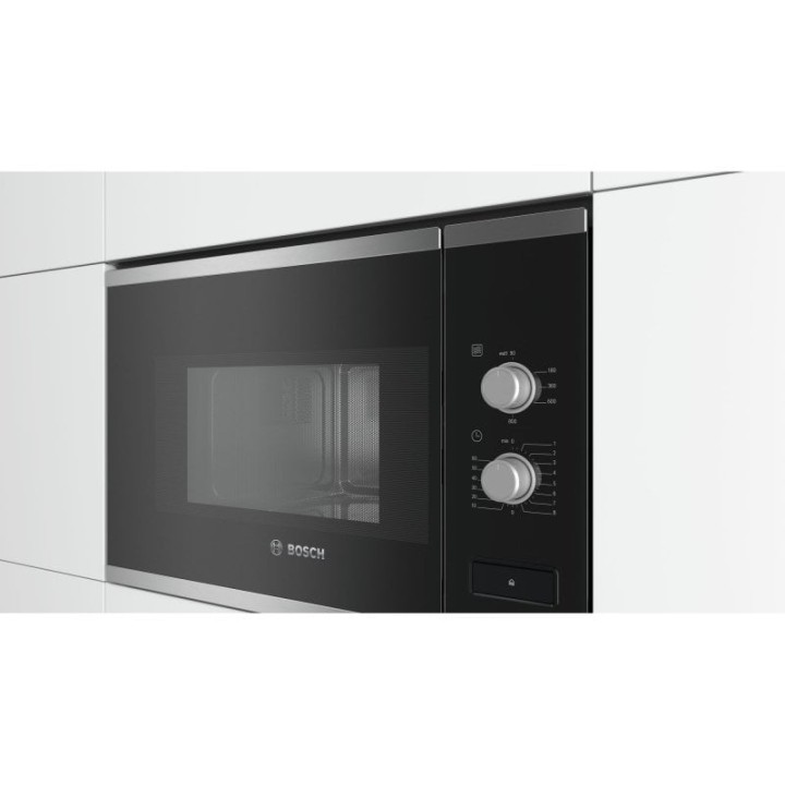 Bosch BFL520MS0 Serie 4 Microondas Integrable 20L 800W Acero Inoxidable