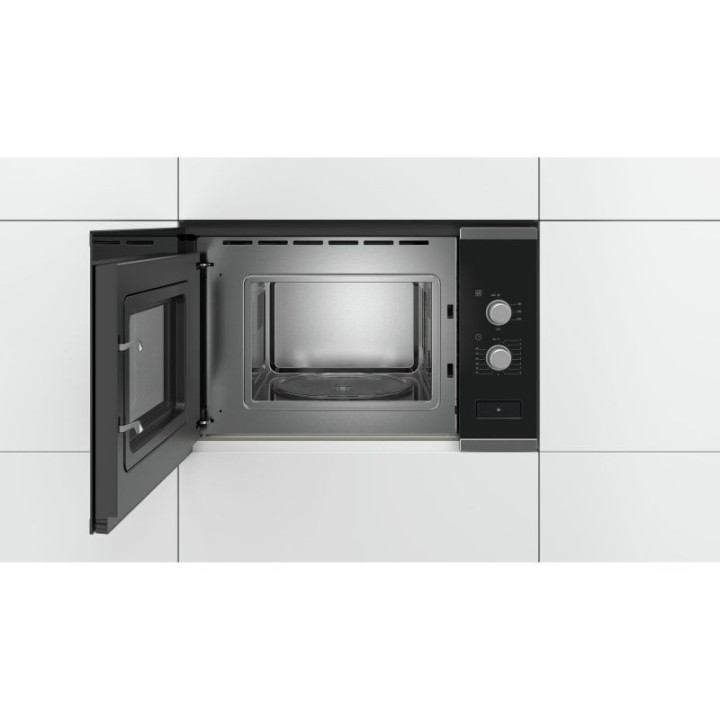 Bosch BFL520MS0 Serie 4 Microondas Integrable 20L 800W Acero Inoxidable