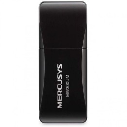 Mercusys MW300UM Mini Adaptador USB Inalámbrico N300