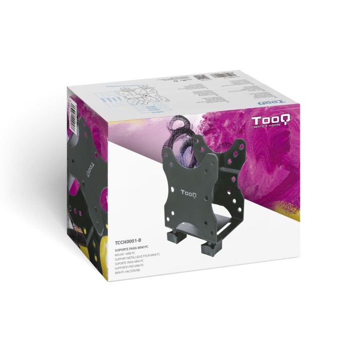 Soporte TooQ para Mini PC Negro (TCCH0001-B)