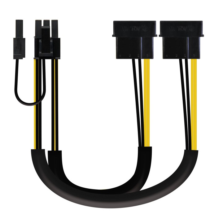 Nanocable Molex (8-pin) a 2xMolex (4-pin) (10.19.1201)