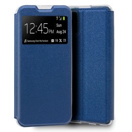 Cool Funda Flip Cover Liso Azul para Samsung Galaxy A71