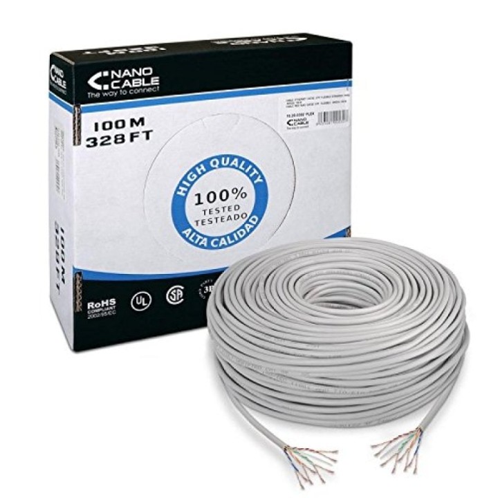 Nanocable Cable UTP CAT5e 100m Flexible