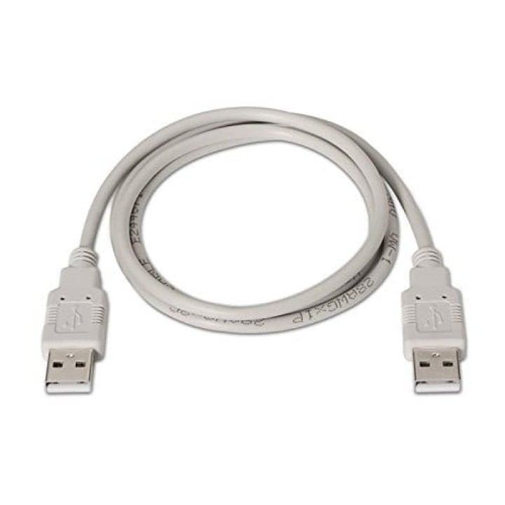 Nanocable Cable USB 2.0 Tipo A Macho/Macho 2m Beige