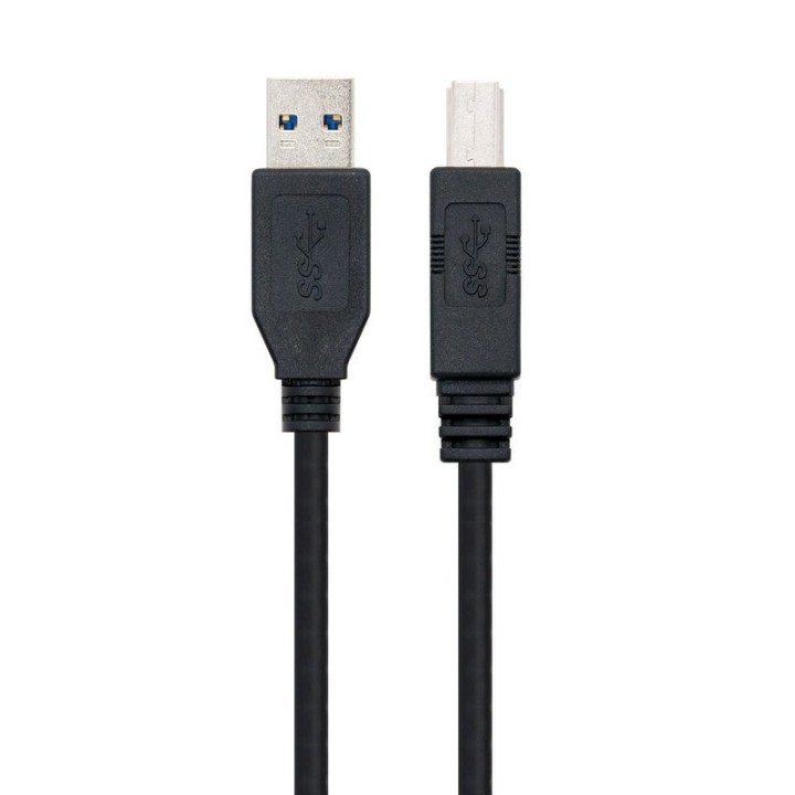 Nanocable Cable Impresora USB 3.0 Tipo A/B Macho/Macho 2m Negro