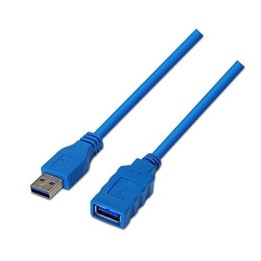 Nanocable Cable USB 3.0 Alargador Macho/Hembra 2m Azul