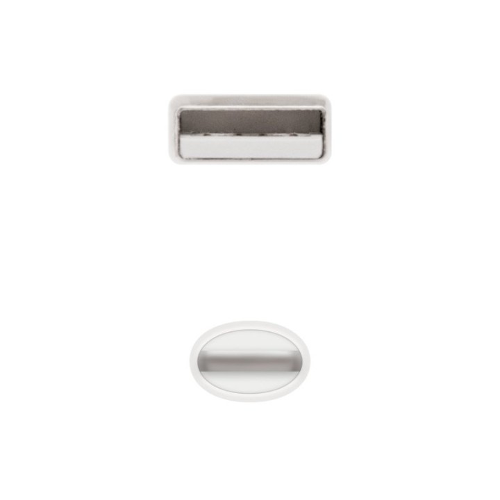 Nanocable Cable Lightning a USB 2.0 Macho/Macho 1m Blanco
