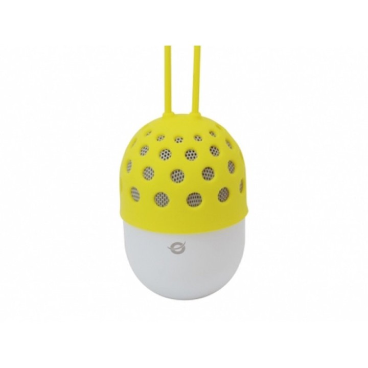 Conceptronic CSPKBTWPHLY Altavoz Bluetooth Impermeable Amarillo