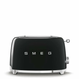Smeg TSF01BLEU Tostadora 2 Rebanadas 950W Negro Brillante