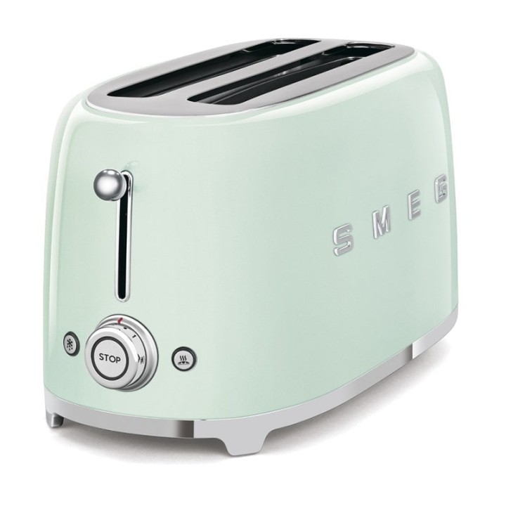 Smeg TSF02PGEU Tostadora 4 Rebanadas 1500W Verde