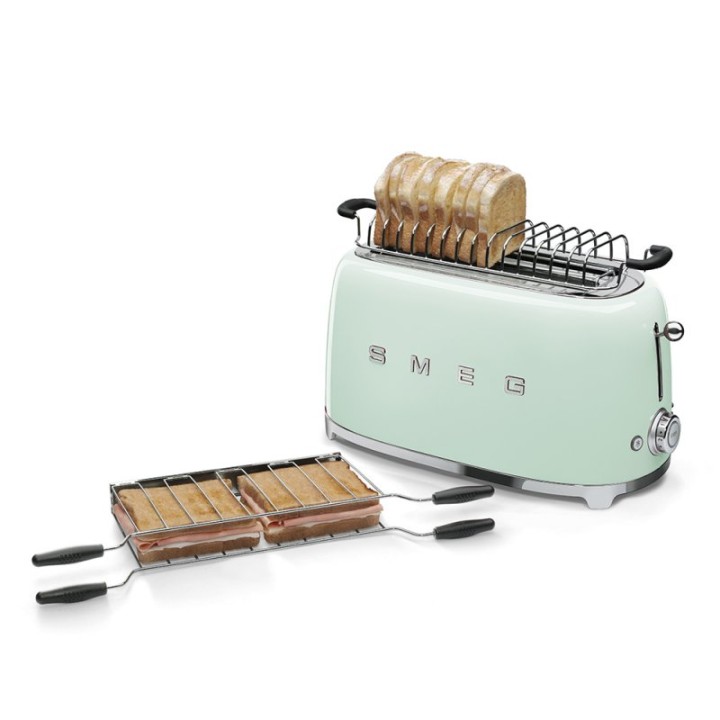 Smeg TSF02PGEU Tostadora 4 Rebanadas 1500W Verde