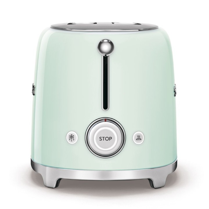 Smeg TSF01PGEU Tostadora 2 Rebanadas 950W Verde