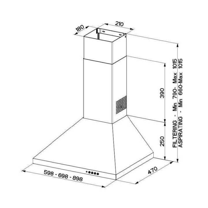 Mepamsa Gavia 60 Campana Decorativa 60cm B Inox