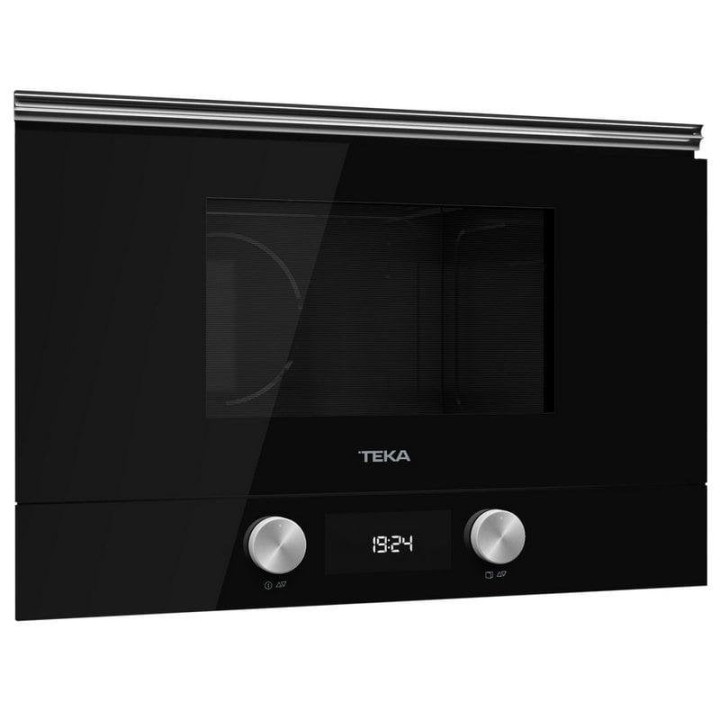Teka ML 8220 BIS Microondas Integrable con Grill 22L 850W Cristal Negro