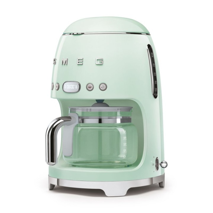 Smeg DCF02PGEU Cafetera de Goteo 1.4L 1050W Verde