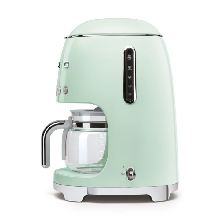 Smeg DCF02PGEU Cafetera de Goteo 1.4L 1050W Verde