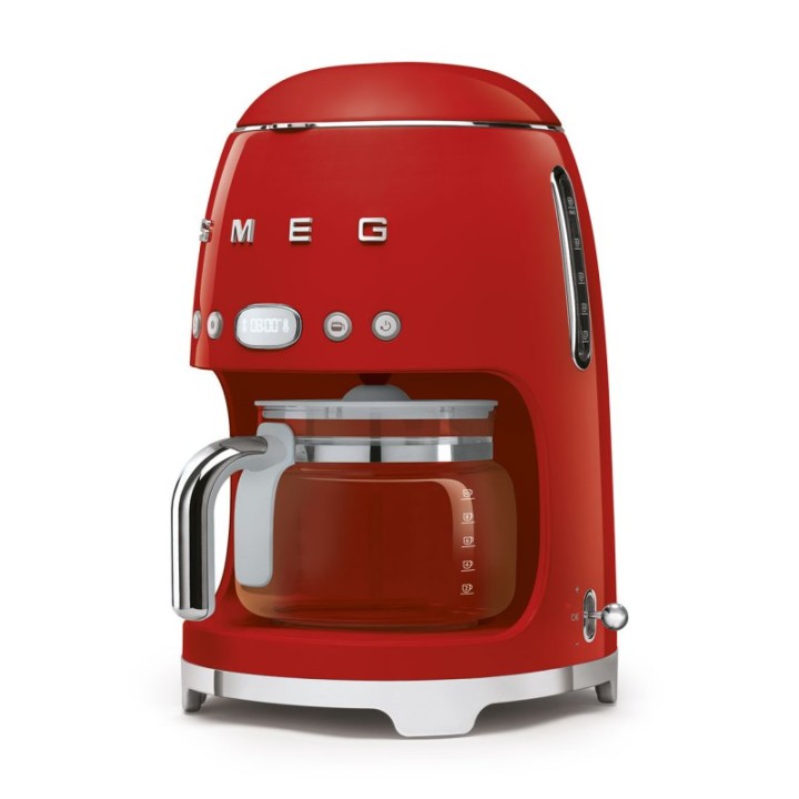 Smeg DCF02RDEU Cafetera de Goteo 1.4L 1050W Roja