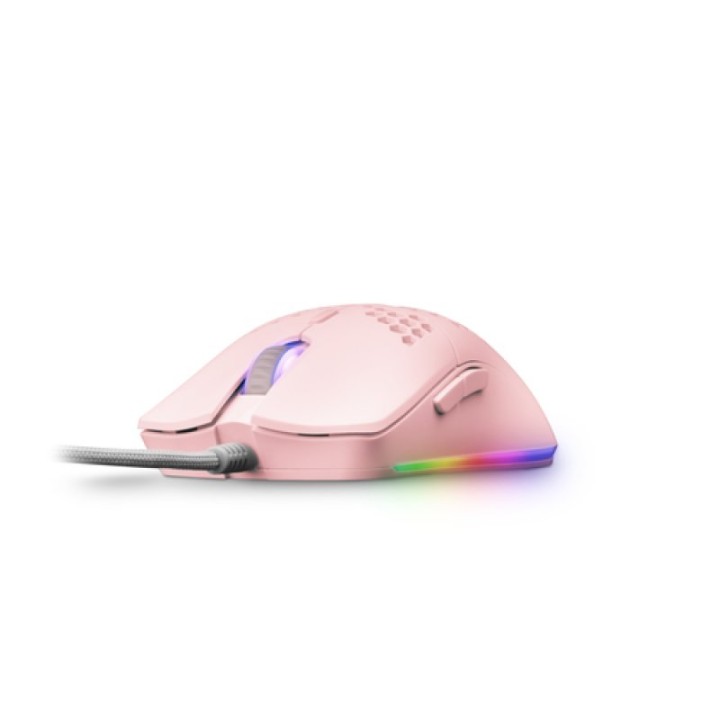 Mars Gaming MMAXP Ratón Gaming 12400DPI Rosa