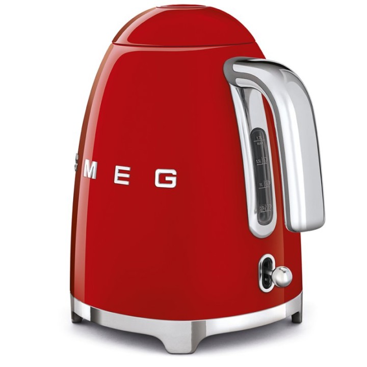 Smeg KLF03RDEU Hervidor de Agua 1.7L 2400W Rojo