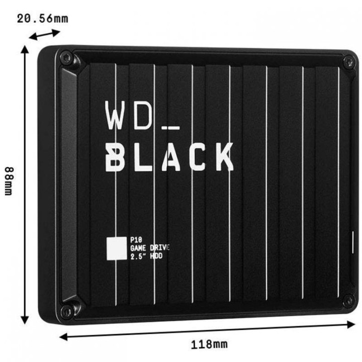WD Black P10 Game Drive 2.5" 5TB USB 3.2