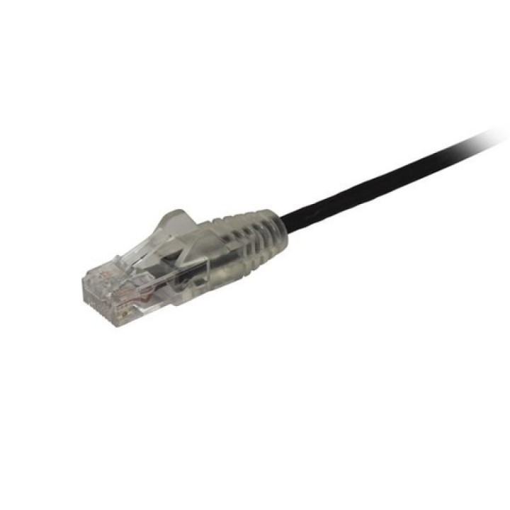 Startech N6PAT200CMBKS Cable de Red Cat6 Delgado RJ-45 sin Enganches 2m Negro