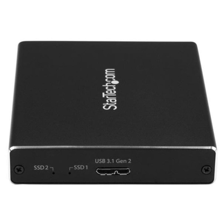 Startech Carcasa USB 3.0 para SSD M.2 2 Bahías Negra