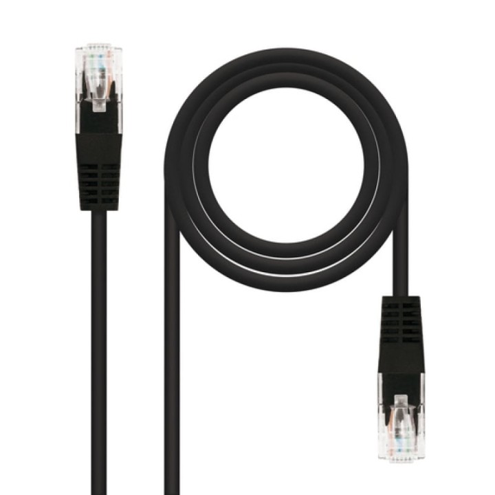 Nanocable Cable de Red RJ45 UTP AWG24 Cat. 5e 5m Negro