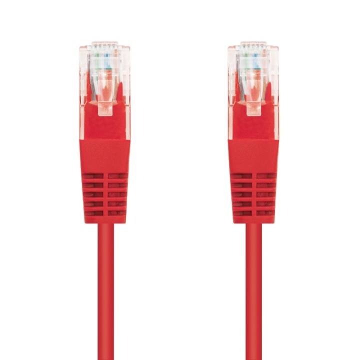 Nanocable Cable de Red RJ-45 UTP AWG24 Cat.6 50cm Rojo
